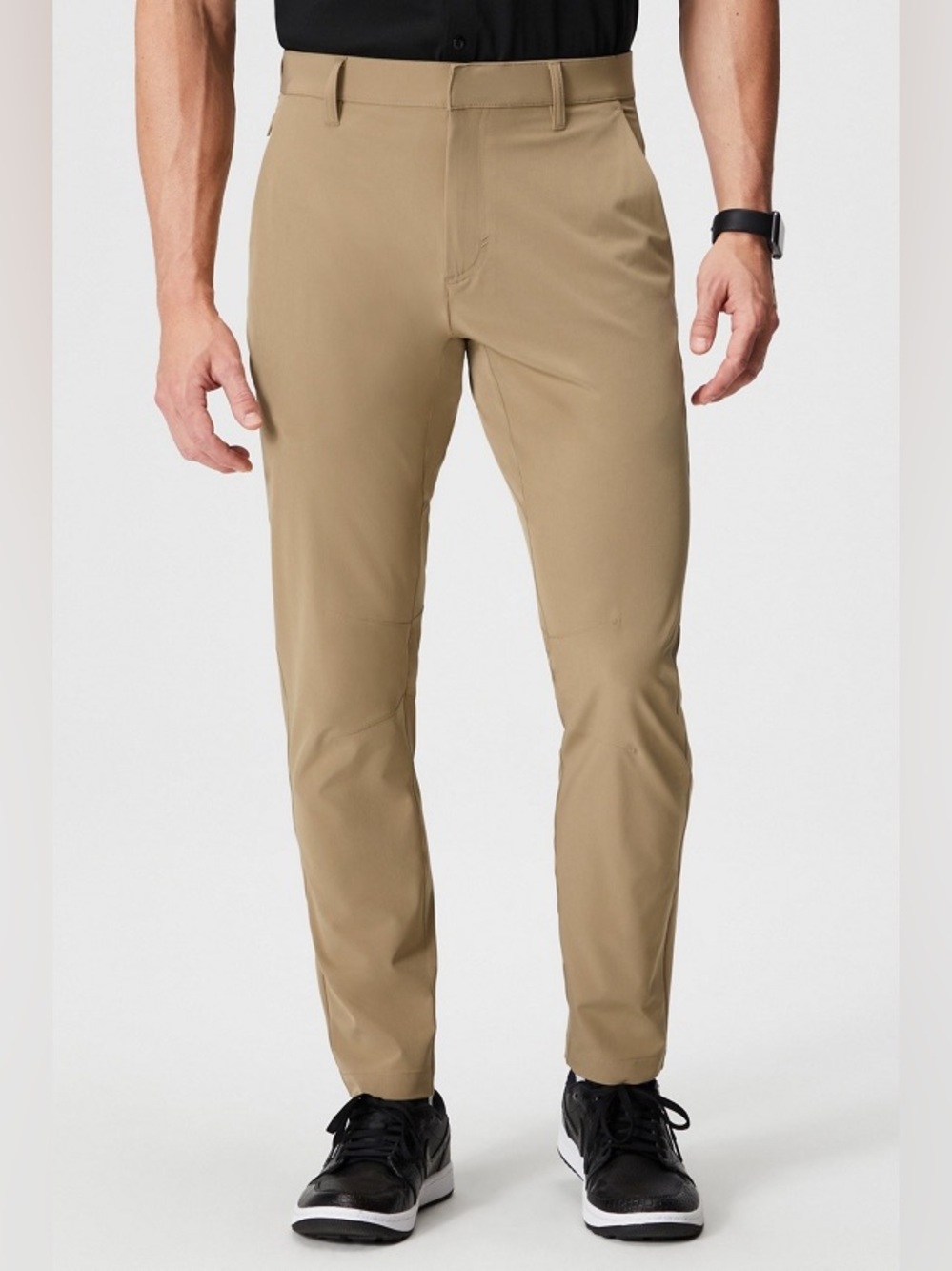 Fabletics NEW The Only Pant Straight Leg Tan Khaki Golf Performance Size 32x32